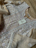 Beige Tissue Suit Set