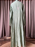 Green Moonga Silk Anarkali