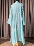 Teal Green Pure Moonga Silk Chikankari Suit Set