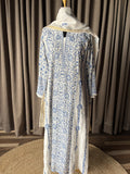 Kalidar Kurta Set in Mal Chanderi