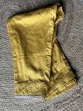 Golden Mustard Yellow Mal Chanderi Suit Set