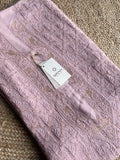 Dusty Pink Georgette Chikankari Men's Kurta Fabric