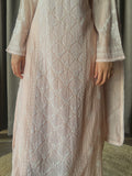 Nude Pink Mal Chanderi Suit Set