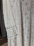 Premium Beige Moonga Silk Anarkali