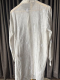Silver tissue mukaish/kamdani shirt top