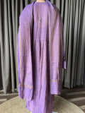 Tissue Mukaish/Kamdani Suit set in Dusty Purple