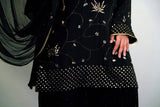 Black premium sharara set