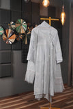 Pastel Blue Mal Chanderi Kurta set