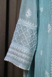 Teal Blue Mal Chanderi Suit Set