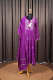 Purple Mal Chanderi Kurta Set