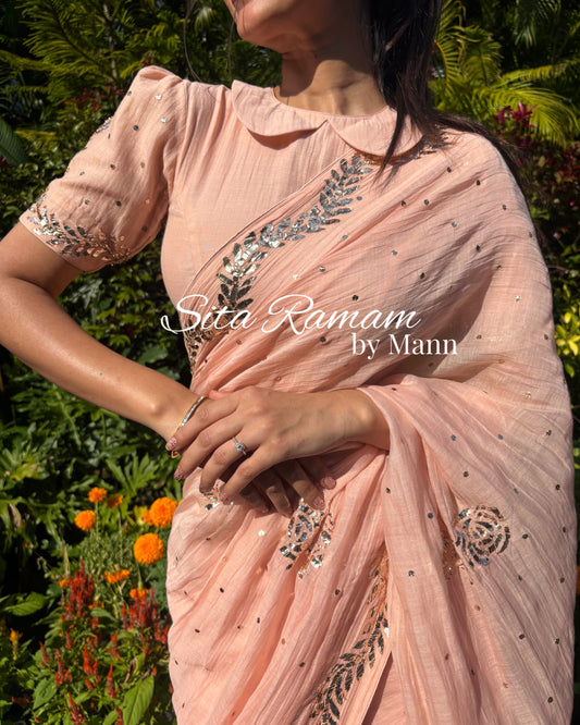 Our Best Seller Mal Chanderi Mukaish Saree