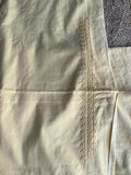 Yellow Fine Cotton Unisex Chikankari Kurta