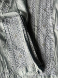 Sea Green Chanderi Silk ChikankariCo-ord Set