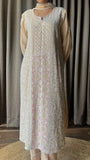 Beige Tissue Suit Set