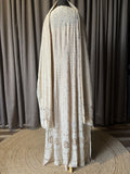 Premium Beige Moonga Silk Anarkali