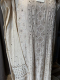 Premium Beige Moonga Silk Anarkali